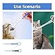 2 Stück Tablettengeber für Katzen,Katze Tabletten Pill Feeder,Cats Tablette Tabletteneingeber,Animal Medikamenten Shooter Dispenser Assist,Silikon Versteck Feeders Spritze Assistent für Pet Pille