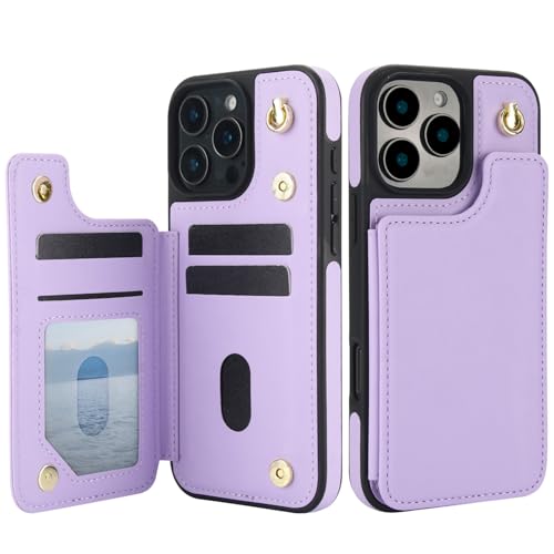 Coque iPhone 15 Pro avec longue sangle amovible et support