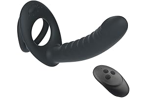 Anal Butt Plug 10 Frequency Double Penetration Anal Plug Dildo Butt Plug...