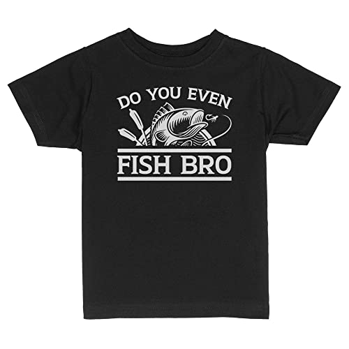 Do You Fish Toddler Kids T-Shirt 2T Black