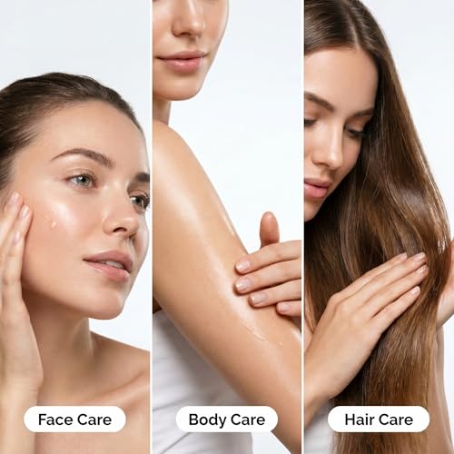 Image of AROMATICO Cold Pressed Grapeseed Oil for Skin & Hair - Lightweight Grape Seed Oil for Oily Scalp, Glowing Skin & Body Massage | 100ml