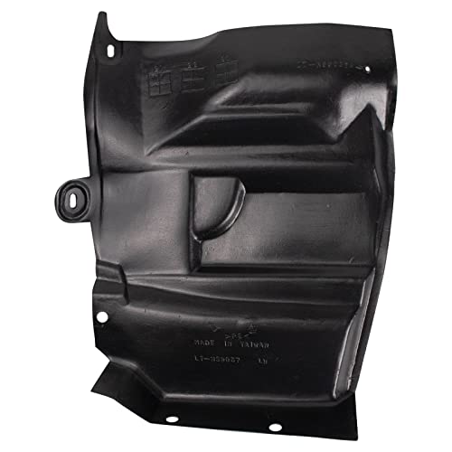 Image of TRQ Front Left Fender Splash Shield Black Drivers Side Compatible with 2007-2013 Nissan Altima NI1250139