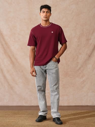 Image of WROGN Men's Anti Fit Jeans | Mid Rise | Jeans for Man