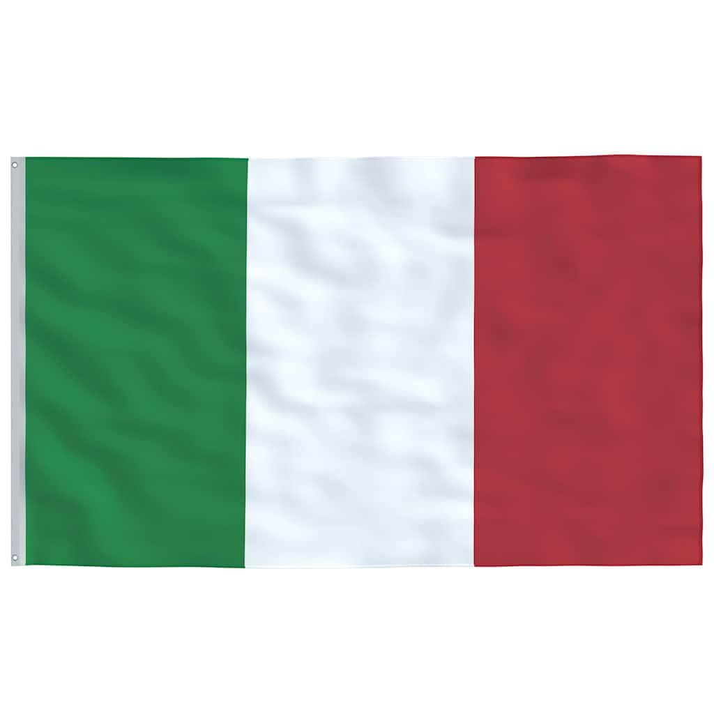Drapeau Italie de qualité supérieure avec bords renforcés et œillets en laiton durable