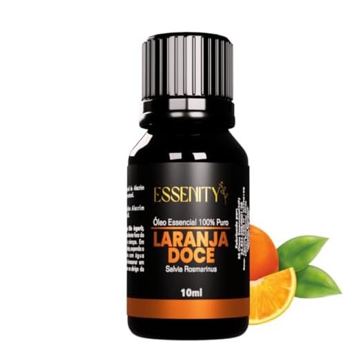 Óleo Essencial de Laranja Doce Premium 100% Puro 10ml - Energizante e Revigorante para Aromaterapia, Ideal em Difusores e Massagem Relaxante, Promove Bem-Estar e Clareza Mental, Vegano, Cruelty-Free, Perfuma e Purifica Ambientes - ESSENITY