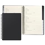 Spiral Password Book with Alphabetical Tab, 576 Entries Internet Address Organizer for Online Login...