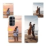 Sunrive Funda Personalizada Compatible Con Samsung Galaxy S26 Ultra, Cuero...