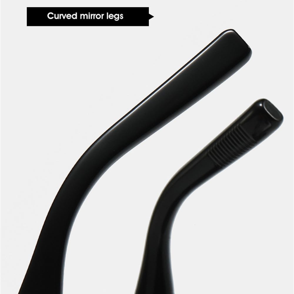 Vintage Double Bridges Polarized Men Square Okulary przeciwsłoneczne Moda Kobiety Okulary przeciwsłoneczne Trendy Nity Żółty Niebieski UV400