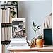 2Pcs Iron Art Book Stand Storage Rack Versatile Desktop Organizer for Books Magazines and Tools Design for Home Office Use