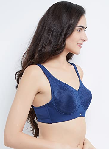 Image of SOIE Women Minimizer Poly Spandex Full Coverage Non Wired Bra