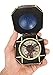 Jack Sparrow Compass Prop - Plastic Case with Faux Rawhide Cord Necklace, 3 Inches, Officially Licensed Standard