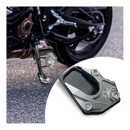 Extension de béquille latérale pour moto et élargisseur de support