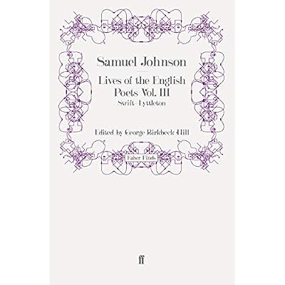 Lives of the English Poets Vol. III