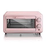 BNFD Horno eléctrico de sobremesa Mini Horno eléctrico de 11 l, pequeño Horno multifunción de Chapa galvanizada para el hogar, Horno Tostador de 38,1x28,8x20,9 cm