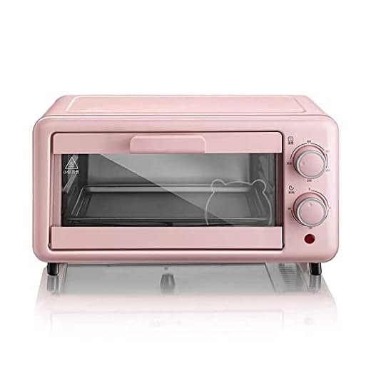 BNFD Horno eléctrico de sobremesa Mini Horno eléctrico de 11 l, pequeño Horno multifunción de Chapa galvanizada para el hogar, Horno Tostador de 38,1x28,8x20,9 cm