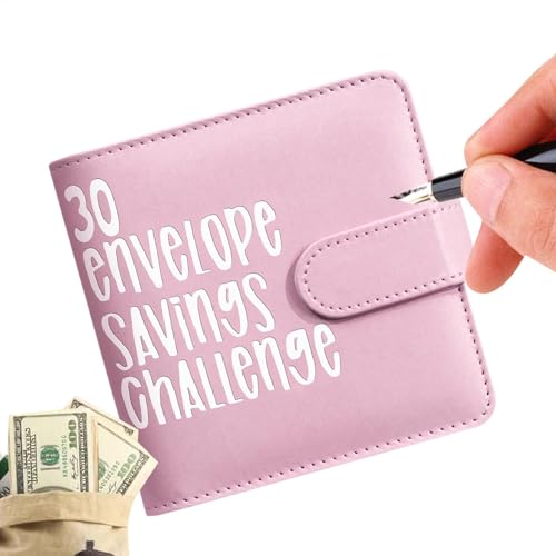 Libro para el hogar para ahorrar dinero, sobres pequeños con encuadernación | Gestión de efectivo: planificador portátil, resistente al agua con organizador de dinero en efectivo, ideal para