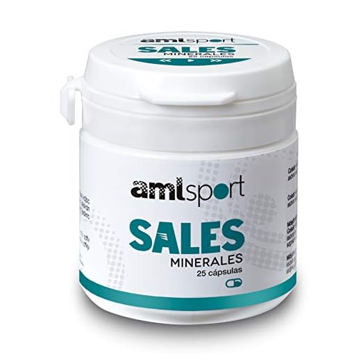 Amlsport - Sales Minerales – 25 Cápsulas Hidratación Durante Y Después Del Entreno. Apto Para Veganos.