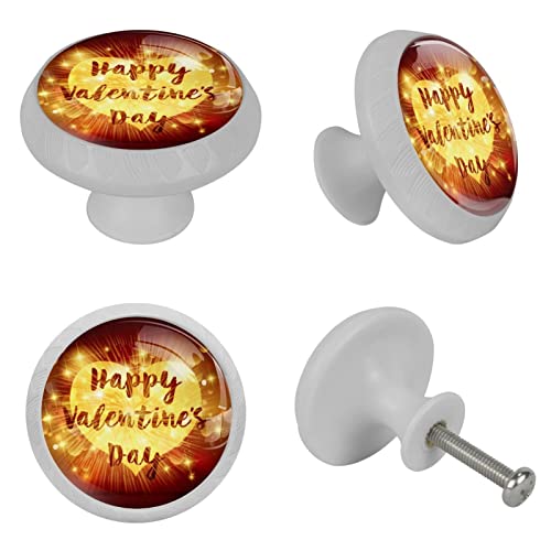 Boutons fluorescents cadeau Saint Valentin pour commode et placard - 5