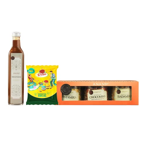 Image of ANAND Premium Biscotti Combo - Badamika Pistamika Chocomika Combo, 450g (Holi Gift Box (675 gm))