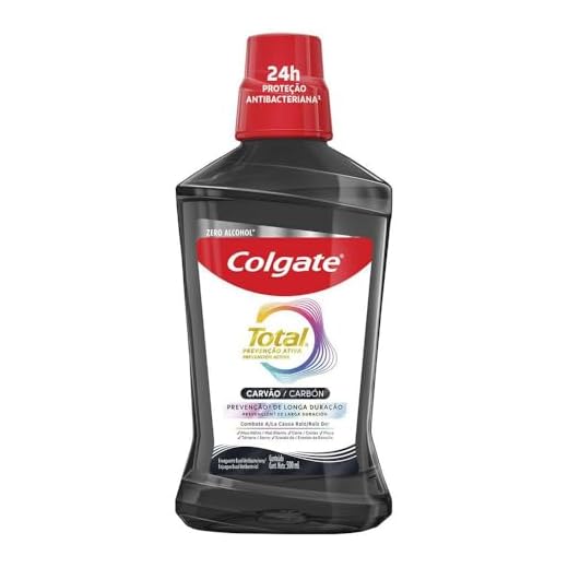 Enxaguante Bucal Multibenefício Colgate Total 12 Carvão Ativado 500ml