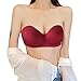 Générique Femmes Top Wrap Thorax Strapless Thorax Massage au Coussin sans Anneau d'acier Soutien-Gorge Ensemble Yoga Short