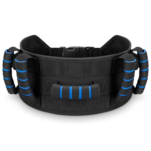 Silimore Transfer Belt with Padded Handles,Gait Blet for Seniors, Patient Aid with Quick Release Walking Transfer for Elderly Physical Therapy with Buckle