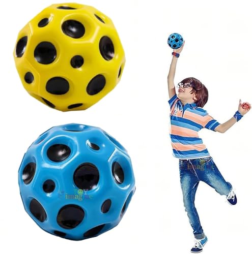 Toy Imagine� Moon Ball Pack of 2 HighBounce Outdoor Fun for All Ages | Durable, Lunar SurfaceInspired Balls for Active Play and Stress Relief (Asorted) (B0D7MST3J2) Amazon Price History, Amazon Price Tracker