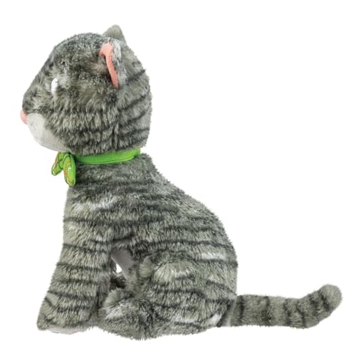 Aurora 61562, tabby McTat Cat 9in, Soft Toy, Grey and White, 9 inches - Image 3
