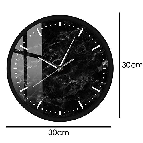 Reloj de Pared Digital Negro con Luz LED y Control de Voz miniatura 4