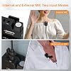 Comica BoomX-D2 - Wireless Microphone System for Cameras, Camcorders, Smartphones, Laptops, Compact Wireless Lavalier Lapel Microphone with Safety Audio Track, Noise Reduction, 328' Range, Low Latency