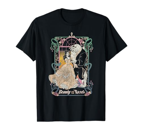 T-shirt Belle Disney vintage style rétro des années 70 pour femme