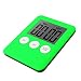 Produktbild Chakil Küchentimer Mechanischer Timer Neuheit Kochen Timer mit lautem Alarm Backen Erinnerung zum Kochen Backen 7 x 5,3 x 0,9 cm, PVC, grün, 7 * 5.3 * 0.9cm