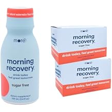 Morning Recovery DHM Electrolyte, Milk Thistle Drink Proprietary Formulation to Hydrate While Drinking, Non GMO, Vegan, Gluten-Free, Sugar Free Watermelon, Pack of 24