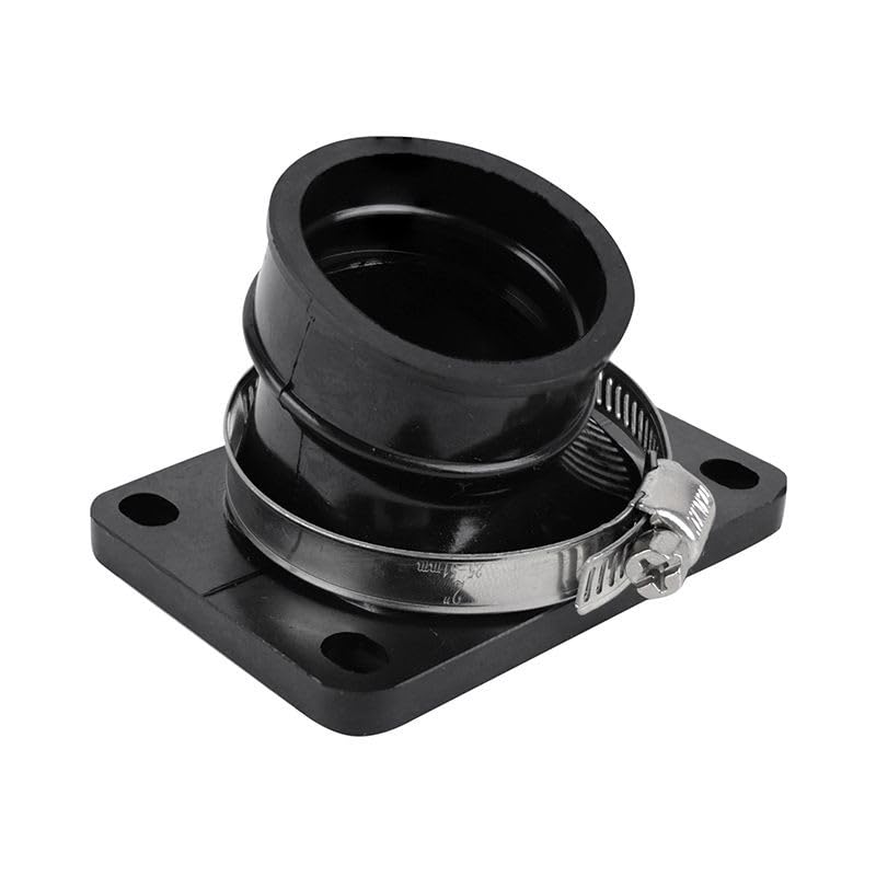 Pipe D'admission Aluminium MOST Rouge Pour Carburateurs Pwk De 30 à 34 Mm De Motos AM6 Et Derbi