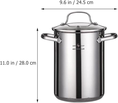 Miniatura 5 de Operitacx 1 juego de sartén de acero inoxidable estilo japonés sartén profunda con cesta para freír pescado camarones o Hushpuppies