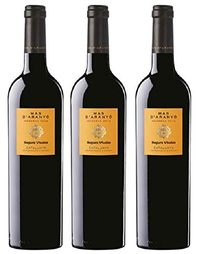 Segura Viudas Mas D'Aranyo Vino Tinto - 3x750 ml - Total:2250ml