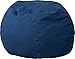 Flash Furniture Dillon Small Bean Bag Chair for Kids and Teens, Foam-Filled Beanbag Chair with Machine Washable Cover, Denim
