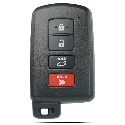 SUPALAND Key Fob Keyless Entry Fits for Toyota RAV4 2013-2018 Smart Remote Control Key Replacement 4 Button FCC ID:HYQ14FBA P/N: 89904-0R080, 281451-0020 G Board