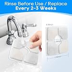 8PCS Cat Water Fountain Filter Fit for 84oz/2.5L Square Cat Filters for Water Fountain, 3-Layer Filtration System with Pet Fountain Filter Replacement - Image 6