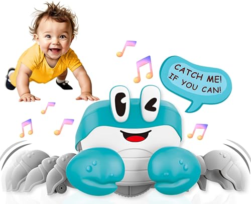 BEKILOLE Crawling Crab Baby Toys | Boys Gifts Interactive Fun for...