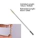 Cyfie Retractable Fishing Gaff, Stainless Steel Flounder Gig Frog Gig Gaff Pole, Muti-Size Telescopic Fishing Gaff with 8mm Screw, Capable for Gaff Harpoon Hook (4.8 Feet Extending Pole)