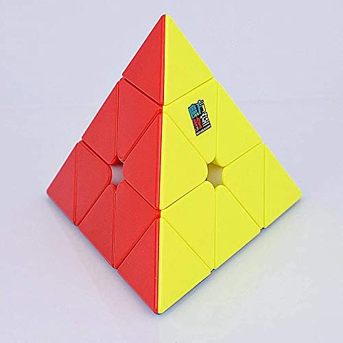 Image of Mayatra's MoYu MeiLong Pyraminx Triangle High Speed Stickerless Magic Pyramid Puzzle Cube Toy,Multicolorfor 14 Years and Up