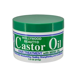 Hollywood Beauty Castor Oil Hair Treatment, with mink 7.5 oz (Pack of 10)