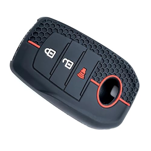 Housse pour clé Toyota Hilux et RAV4 : étui silicone télécommande 3 boutons