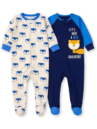 Image of TuddyBuddy 100% Cotton Multi Color Zipper Romper Sleepsuit /Romper /Jumpsuit for Baby Boy & Baby Girl
