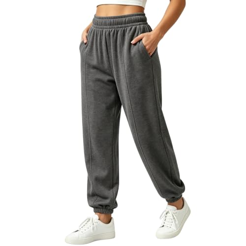 Neteson Pantalon Chándal Mujer con Bolsillos Pantalones Deportivos Jogger