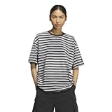 アディダス 半袖 Tシャツ スタジアム C マルチボーダー レディース DK594 ブラック/オフホワイト/プリラブドインク (KF8220) L