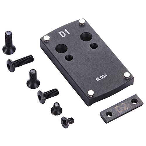 SeeKKK Glock Mounting Plate for Red Dot Glock 17 19 22 23 26