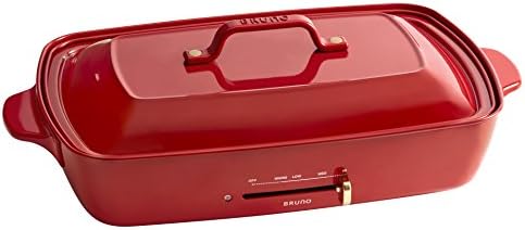 Amazon Bruno ホットプレートグランデサイズ Boe026 Rd レッド Boe026 Rd Bruno タジン鍋