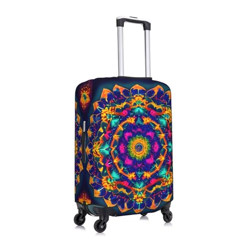 Mandala pattern Luggage Covers For Suitcase Approved,Suitcase Cover Protector Fit 18-32 InchLuggage3